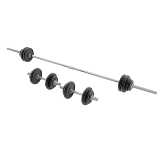 50kg Lyftingasett í tösku